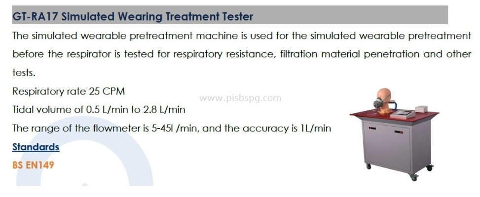 Stimulated Wearing Treatment Tester