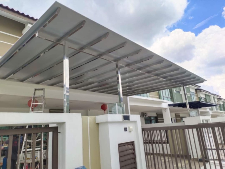 Supply & Installation ACP awning with Stainless steel 