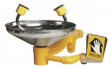 Emergency Eyewash With Stainless Steel Bowl