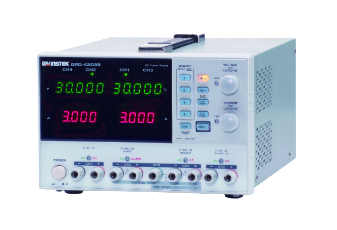 gw instek gpd-series multiple output programmable linear d.c. power supply