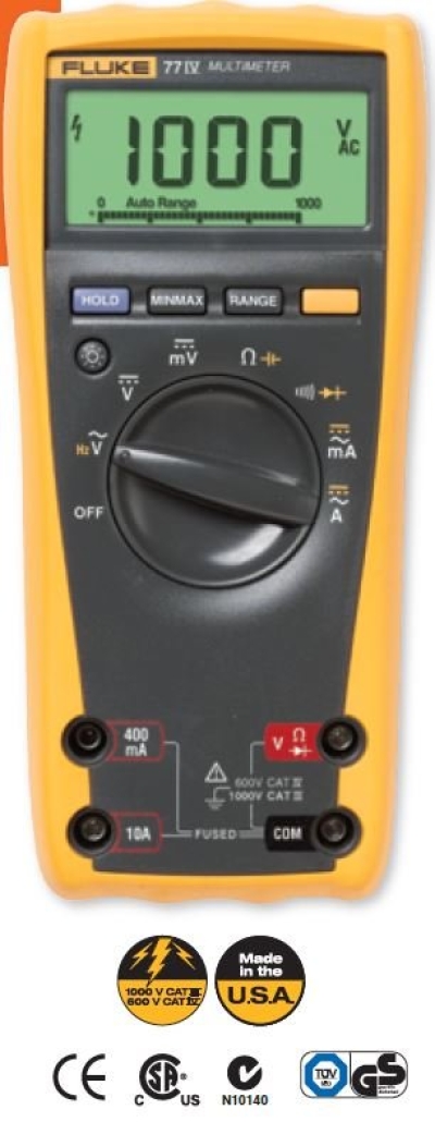 FLUKE 77 IV, DIGITAL MULTIMETER 