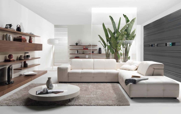 modern living room beautiful White Background