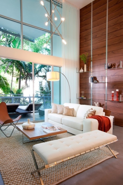 modern living room white