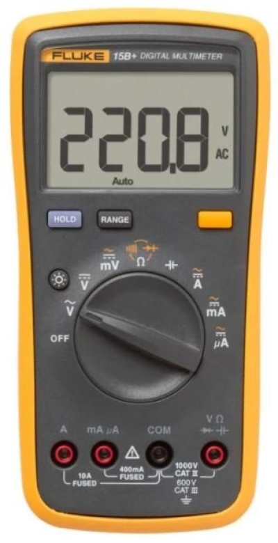 FLUKE 15B+, DIGITAL MULTIMETER 