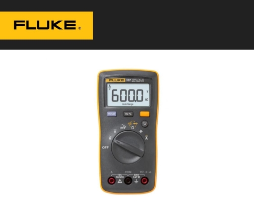 FLUKE 107, PALM SIZED CAT III DIGITAL MULTIMETER 