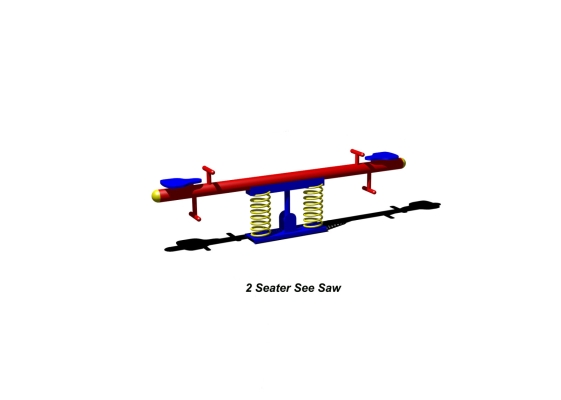 2 Seater See Saw