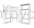 2 in 1 Boltless Rack Metal Shelve Light Duty Storage Racking