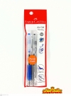 FABER CASTELL AIR GEL  0.5  / 0.7 MM ( 1 BLACK & BLUE ) Writing & Correction Stationery & Craft