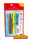 FABER CASTELL VALUE STARTER SET BLUE / BLACK 0.5 MM Stationery Set Stationery & Craft