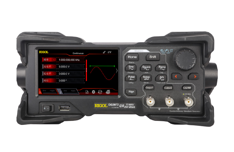 rigol dg2072-two channel, 70 mhz function/arbitrary waveform generator