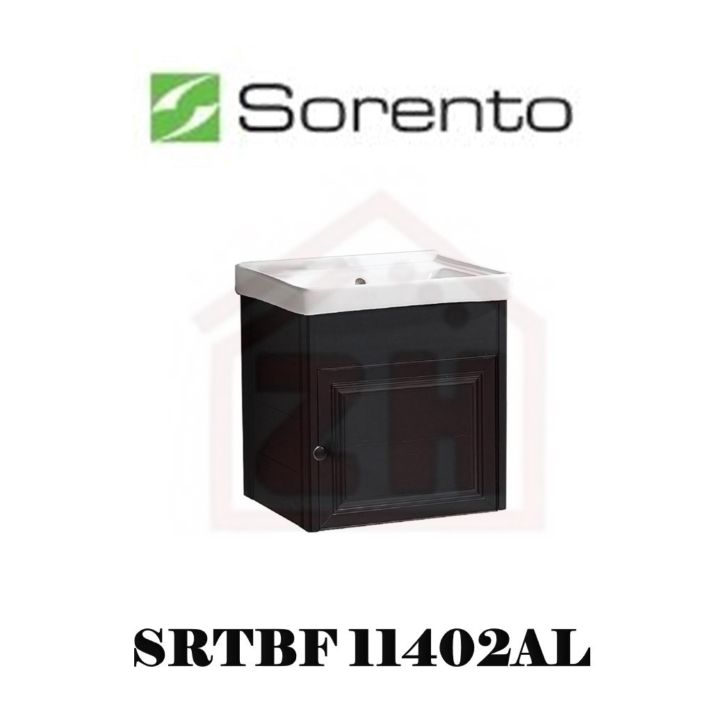 SORENTO Aluminium Basin Cabinet SRTBF 11402AL Ready Made Wash Basin Cabinet Bathroom / Washroom Choose Sample / Pattern Chart