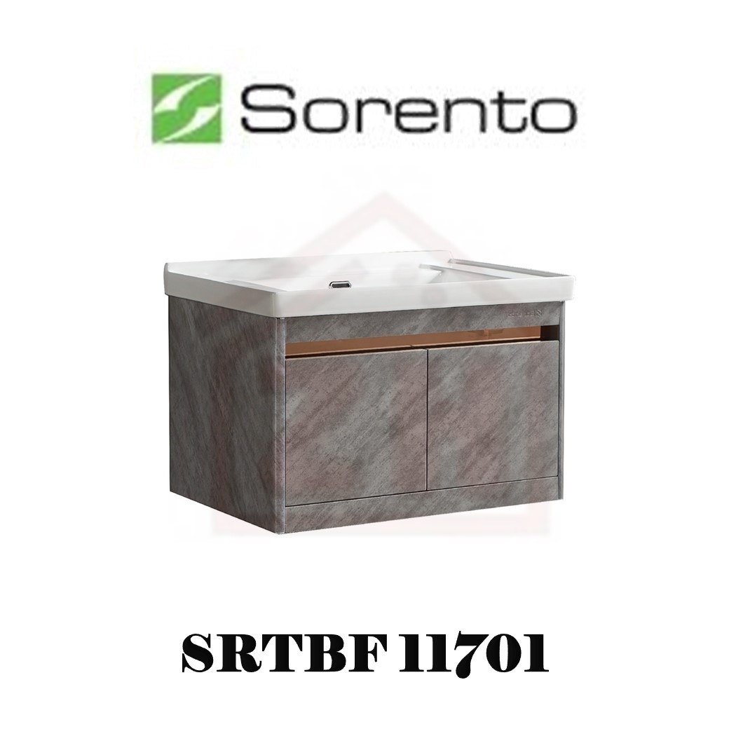 SORENTO Stainless Steel Basin Cabinet SRTBF 11701 Ready Made Wash Basin Cabinet Bathroom / Washroom Choose Sample / Pattern Chart