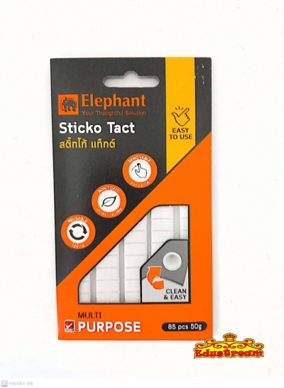 ELEPHANT STICKO TACT 50G 85 PCS