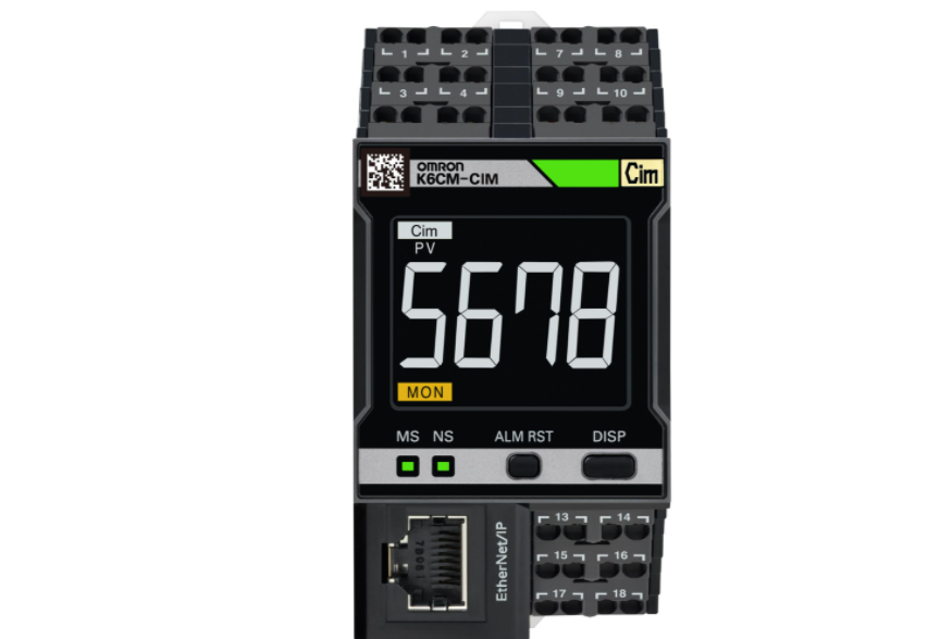 Omron K6CM Quantifying the status of a three-phase induction motor.