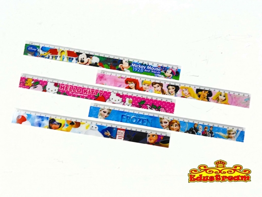 FANCY RULER 30CM 5'S/PKT