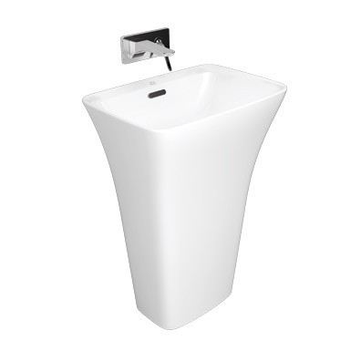 Luxus Floor Standing Vessel Wash Basin CCASF523 Stand Basin / Basin Stand / Cover Basin Half Pedestal Bathroom / Washroom Choose Sample / Pattern Chart