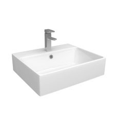 Thin Touch Square 50 Vessel Wash Basin (Tap Hole) CCASF613 Sinki Basuh Bilik Mandi / Tandas Carta Pilihan Warna Corak