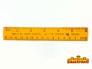 12'' WOOD RULER KH-150/ 6'' WOOD RULER KH-149 Ruler & Sharpeners School & Office Equipment Stationery & Craft