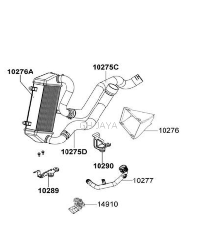 PROTON EXORA BOLD / PREVE /SUPRIMA TURBO INTERCOOLER HOSE OUT / IN