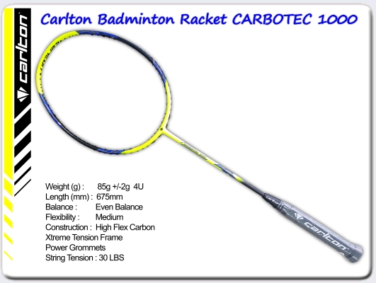 Carlton Badminton Racket CARBOTEC 1000