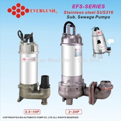 EFS Stainless Steel Submersible Sewage Pumps