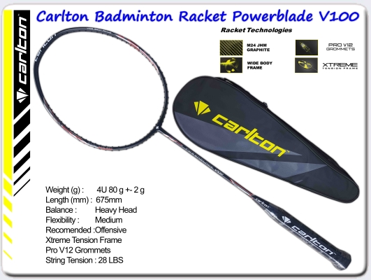 Carlton Badminton Racket Powerblade V100