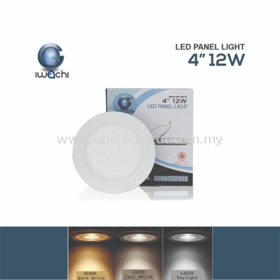 Iwachi 12w 4 Led Panel Light (round And Square)