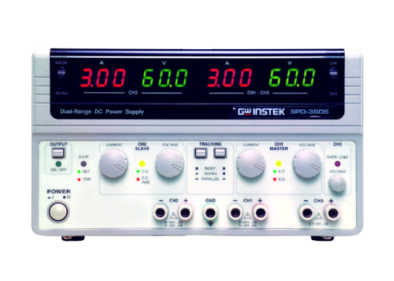 GW INSTEK SPD-3606 Multiple Output Dual Range D.C. Power Supply