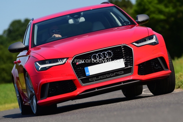 AUDI A6 C7 2016 RS6 LOOK FRONT BUMPER WITH GRILLE