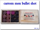 Carrom Men Bullet Shot Carrom Acc Carrom Board & Congkak