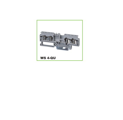 DEGSON - WS 4-QU DIN RAIL TERMINAL BLOCK