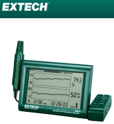 EXTECH RH520A PAPERLESS HUMIDITY TEMPERATURE CHART RECORDER 