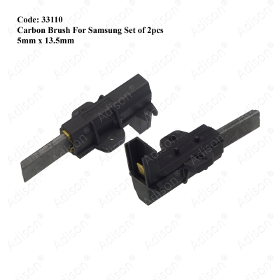 Code: 33110 Carbon Brush Samsung 13.5 x 5mm 2pz Set