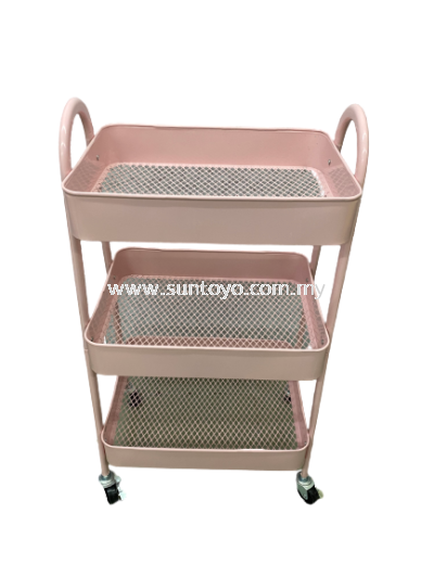 3 Layer Steel Storage Trolley