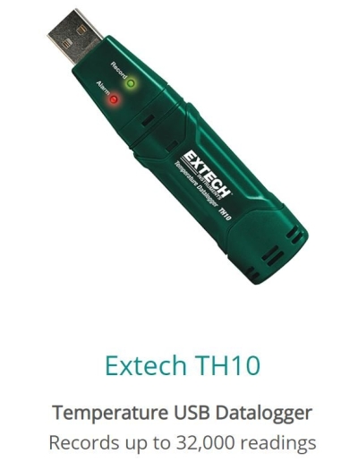 EXTECH TH10 TEMPERATURE DATA LOGGER 