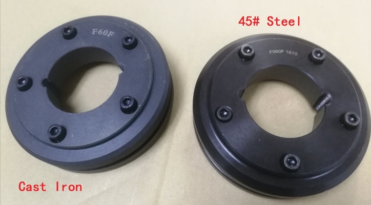 Tyre Coupling - cast iron vs 45# Steel 