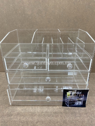 Acrylic Cosmetic Organizer With Drawer