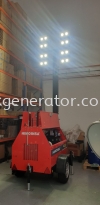 Mobile type Super Tower Light Led 240V SUPER TOWER LIGHT LED MOBILE SET GENSET