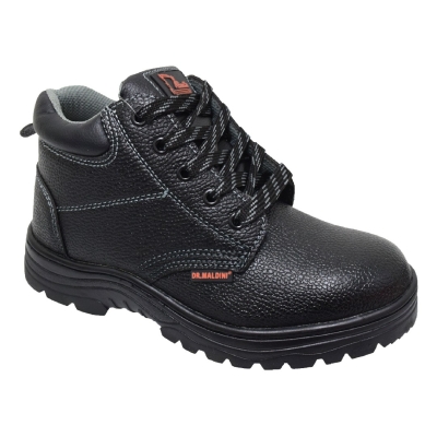 MEN LACE UP SAFETY SHOE (K 7013-BK/GY)(MM.L)