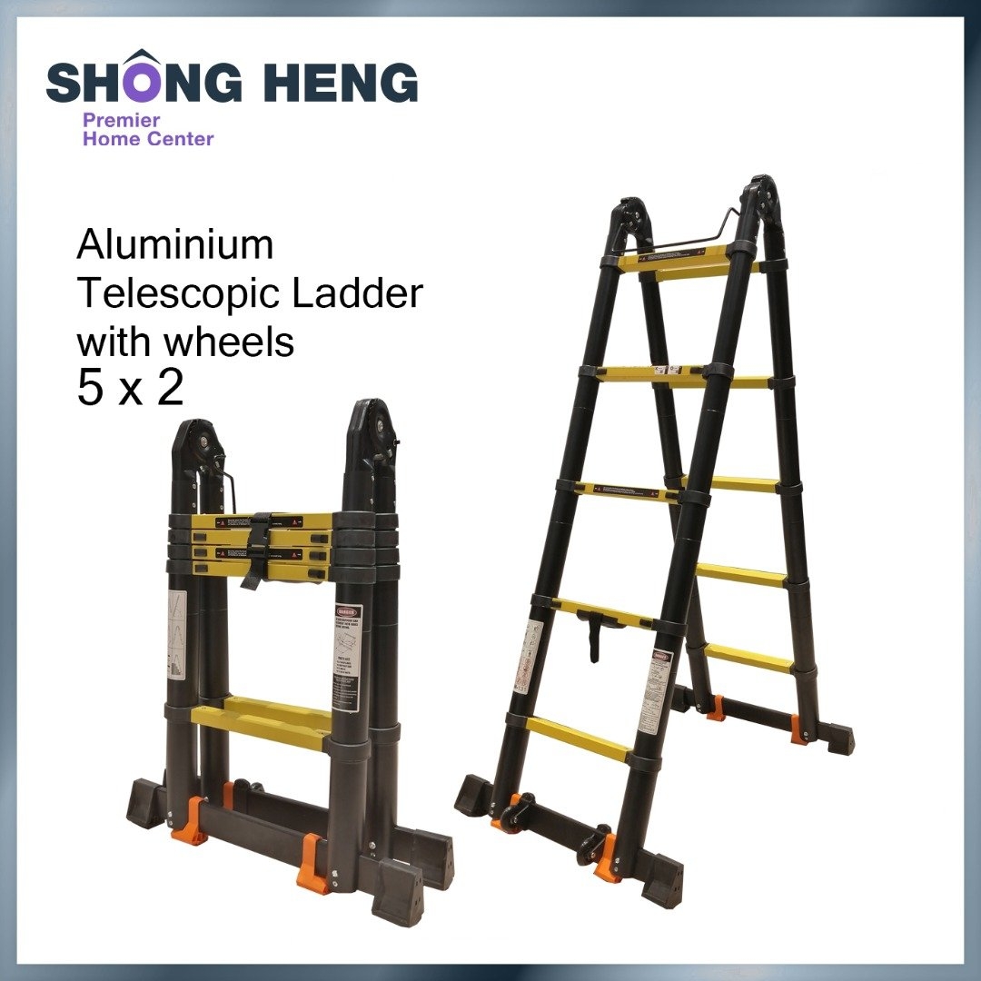 Telescopic Multipurpose Ladder KME3032Y - Double 1.6m+1.6m