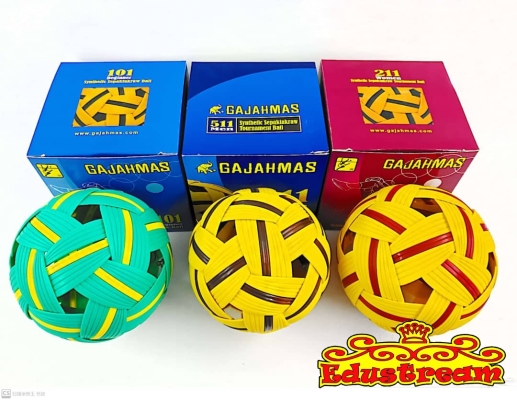 GAJAHMAS SYNTHETIC SEPAKTAKRAW TOURNAMENT BALL