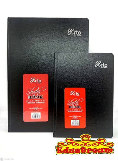 Campap Hard Cover Sketch Book Black Paper