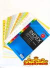 UNI PAPER COLOUR INDEX DIVIDER ( 12 / 20 / 31 SHEETS ) Labels Paper Product Stationery & Craft