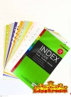 UNI PAPER COLOUR INDEX DIVIDER ( 12 / 20 / 31 SHEETS ) Labels Paper Product Stationery & Craft