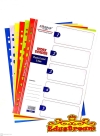 FINEPAP ASST COLOUR CARD INDEX DIVIDER ( 5 / 10 TABS ) Labels Paper Product Stationery & Craft