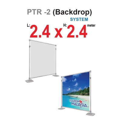 PTR-2 2.4x2.4meter backdrop
