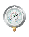 MR-306-DS-R22 REFCO High Side Oil Gauge (Bottom) - R22/134A/404A  Oil Filled Pressure Gauge