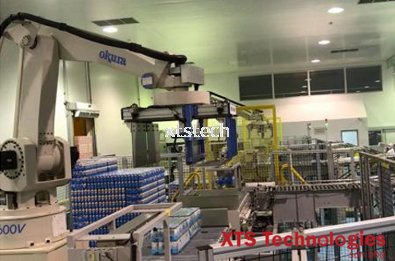 Beverage Sorting/Stacking/Packing Conveyor System