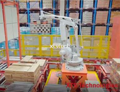 Robot Application in Food and Beverage Palletising 