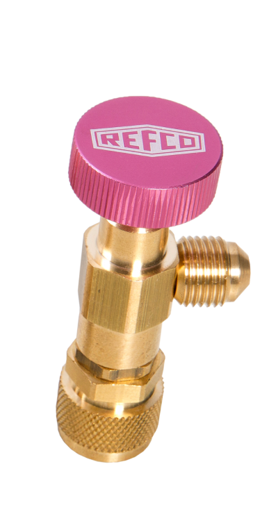 A-38410-5/16" REFCO Access Control Valve - 5/16" SAE X 5/16" SAE (R32/R410A)